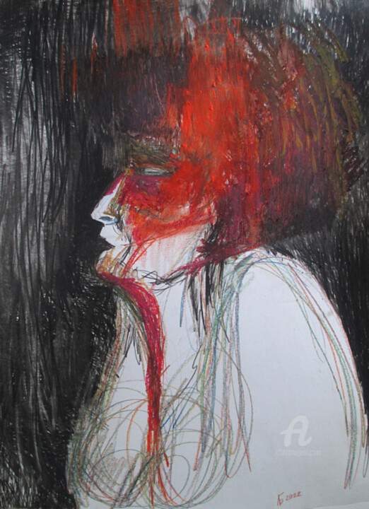 "#SIMPLEPEOPLE 5" 图画, 23.4x16.5 in