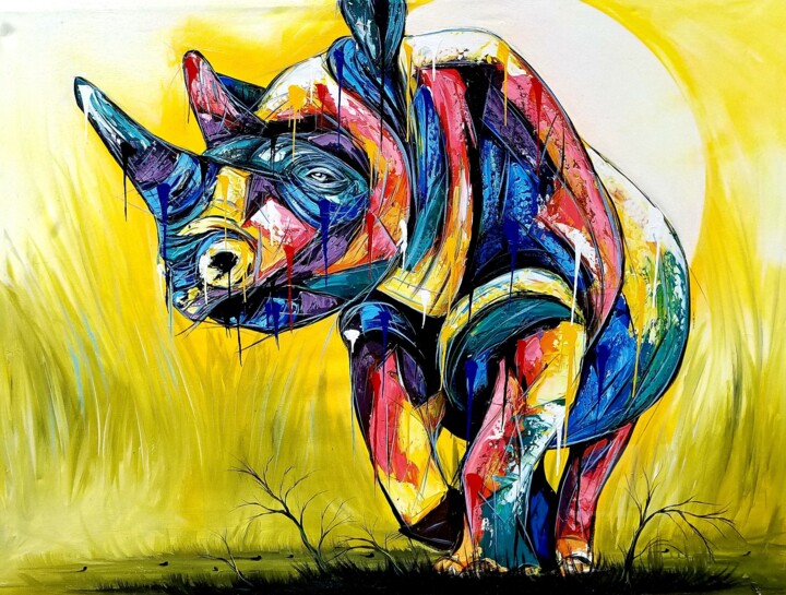 Sunset appearance 绘画, 35.4x47.2 in