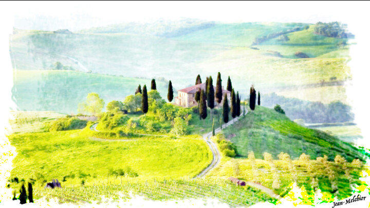 Hameau de Toscane 数字艺术