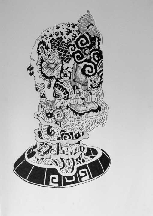 图画,  16.5x11.7 in 