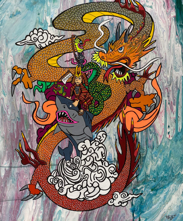 绘画,  21.7x18.1 in 