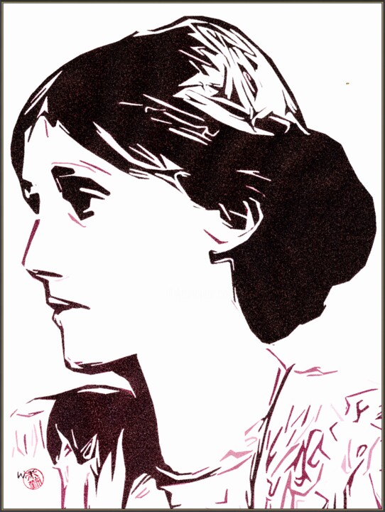 Virginia Stephen (After George Beresford) 印花与版画, 23.6x17.7 in