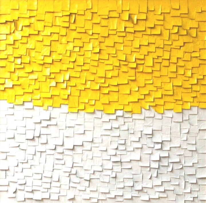 Collages titled "Sunny Side Up" by Julee Latimer, Original Artwork, Acrylic