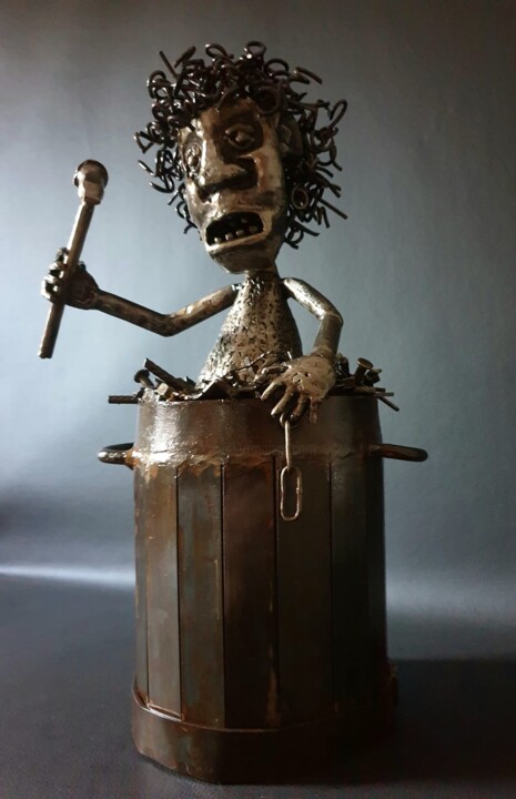 Le recycleur 雕塑, 18.1x11 in