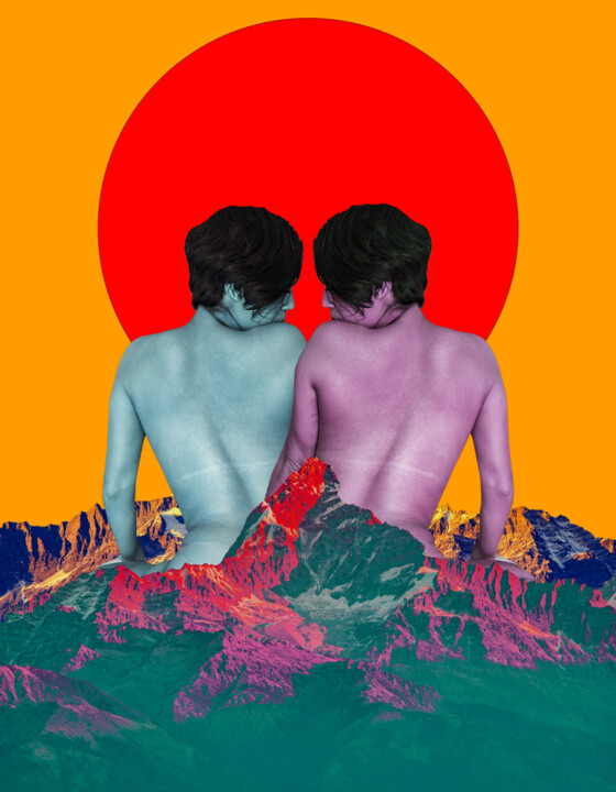 The lovers 摄影, 35.4x27.6 in