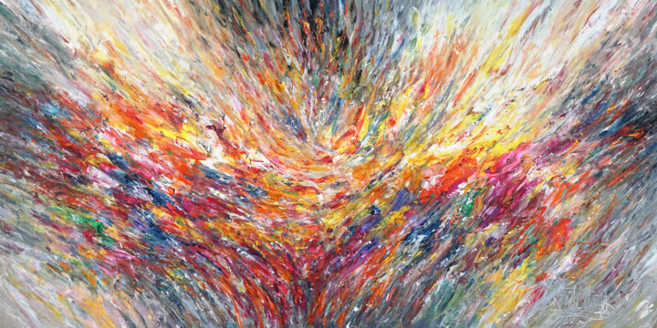 绘画,  39.4x78.7 in 