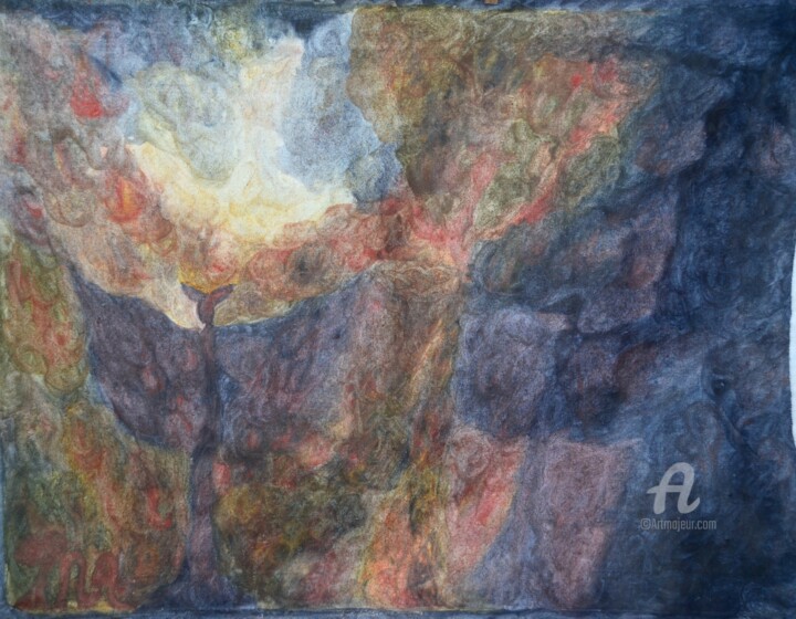 Secret Dance - Celebration of Mysteries 绘画, 20.5x26 in