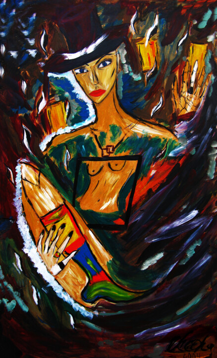 Illusion 绘画, 34.7x21.3 in
