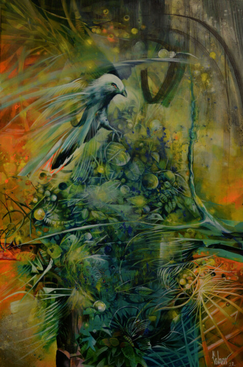 White Dove 绘画, 35.4x23.6 in