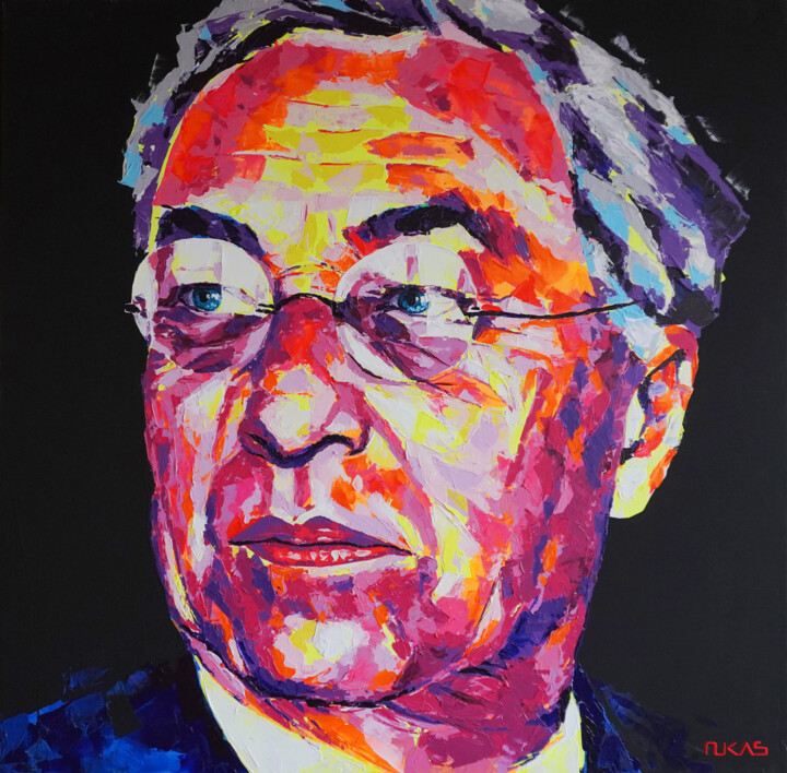 Peinture intitulée "Wassily Kandinsky" par Carlo Bzdok, Œuvre d'art originale, Acrylique