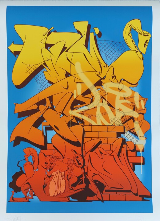 Mix ilustration 数字艺术, 26.6x18.5 in
