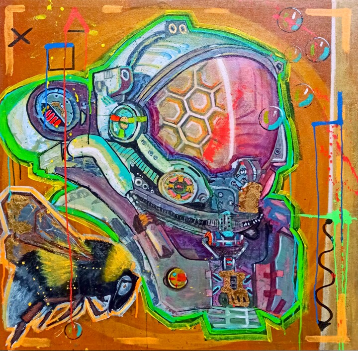 绘画,  39.4x39.4 in 