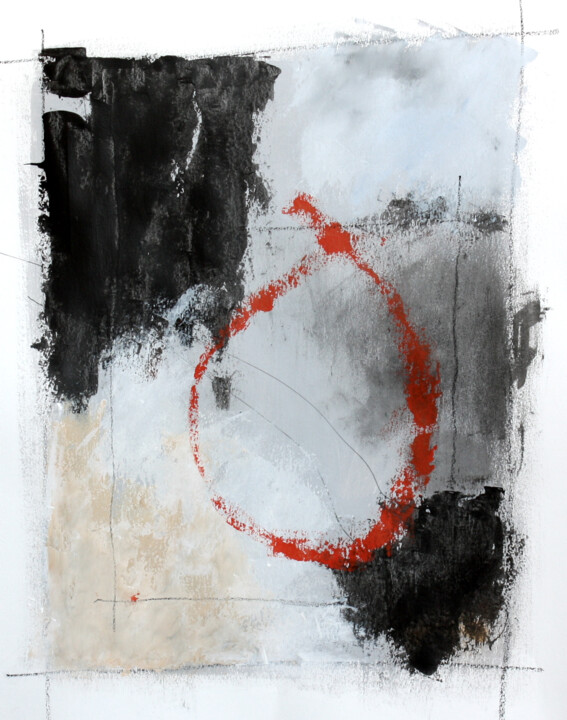 Painting titled "alfa 3" by Daniel Quievreux, Original Artwork, Acrylic