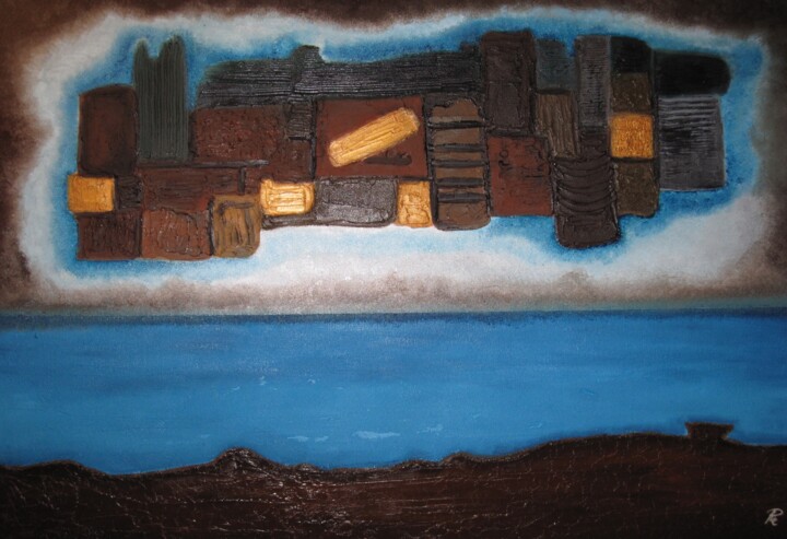 DIRTY CITY 绘画, 27.6x39.4 in