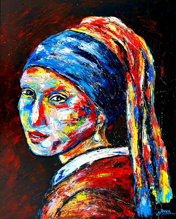 Vermeer in my dreams 绘画, 39.4x31.5 in