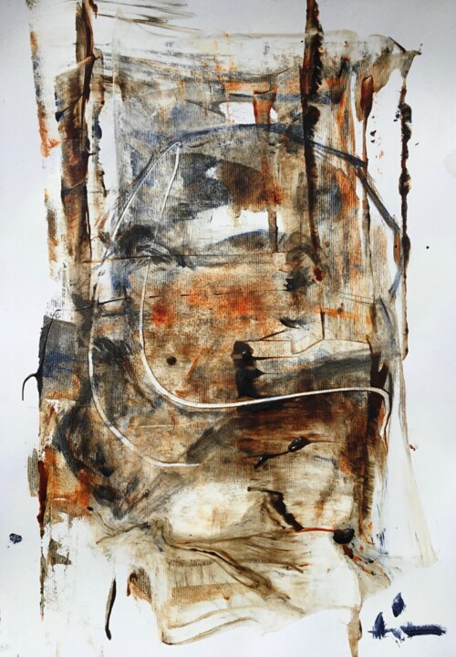 Transposition #7 绘画, 11.4x8.3 in