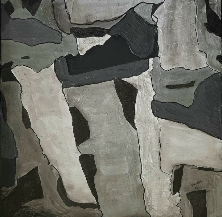 绘画,  40x40 in 