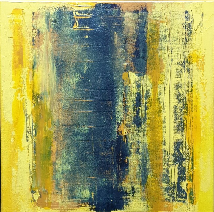 Peinture intitulée "Absorption" par Julie Verhague, Œuvre d'art originale, Acrylique Monté sur Châssis en bois