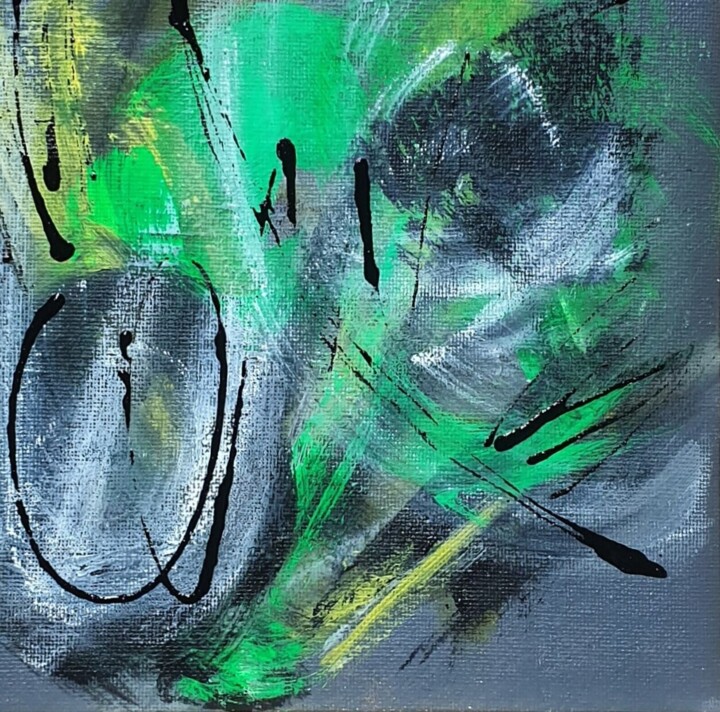 Peinture intitulée "Elan" par Julie Verhague, Œuvre d'art originale, Acrylique