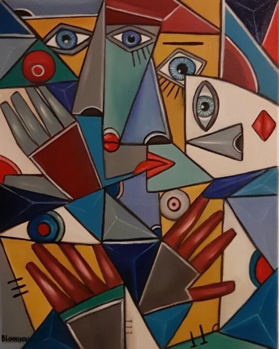 Clown 绘画, 19.7x15.8 in