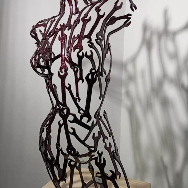 Valentine 雕塑, 33.9x13 in