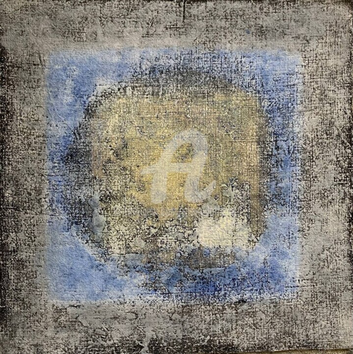 Painting titled "A message from heav…" by Ol'Svol'D, Original Artwork, Oil