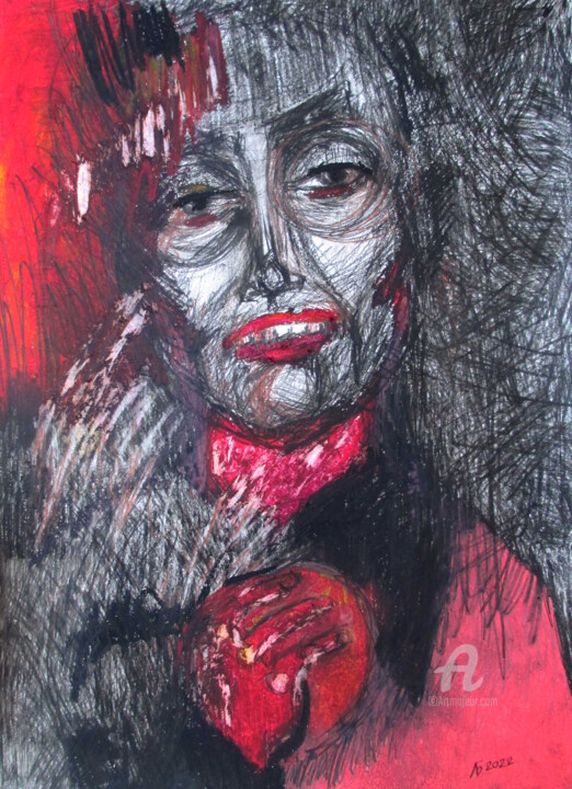 "#SIMPLEPEOPLE 6" 图画, 23.4x16.5 in