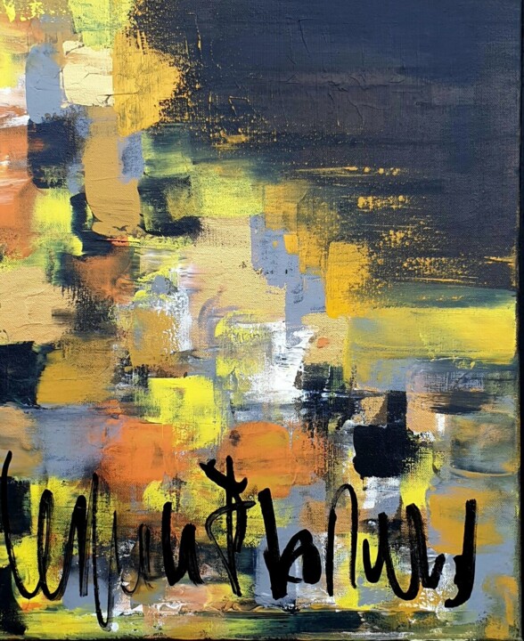 Peinture intitulée "Message" par Julie Verhague, Œuvre d'art originale, Acrylique
