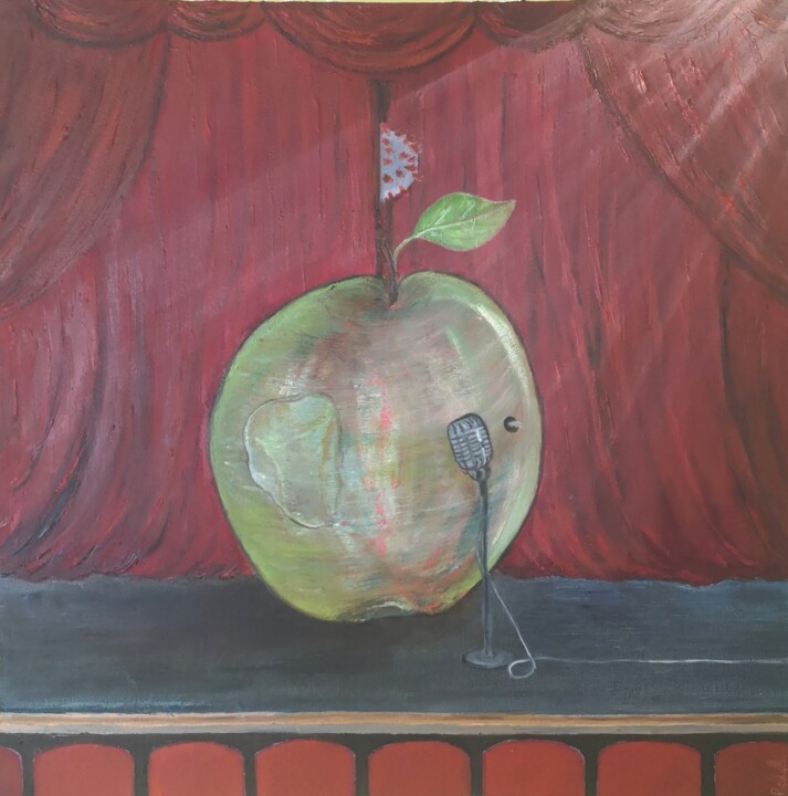 Peinture intitulée "Acte II - Le ver es…" par Ralph.S, Œuvre d'art originale, Huile