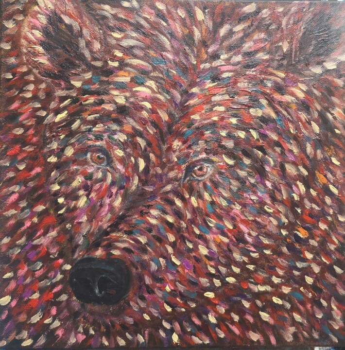 Guérison 绘画, 11.4x11.4 in