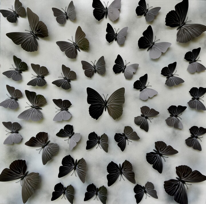 Butterfly Park 8 雕塑, 24x24 in