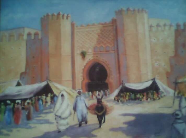Bab Fès Drawing, 19.7x31.5 in
