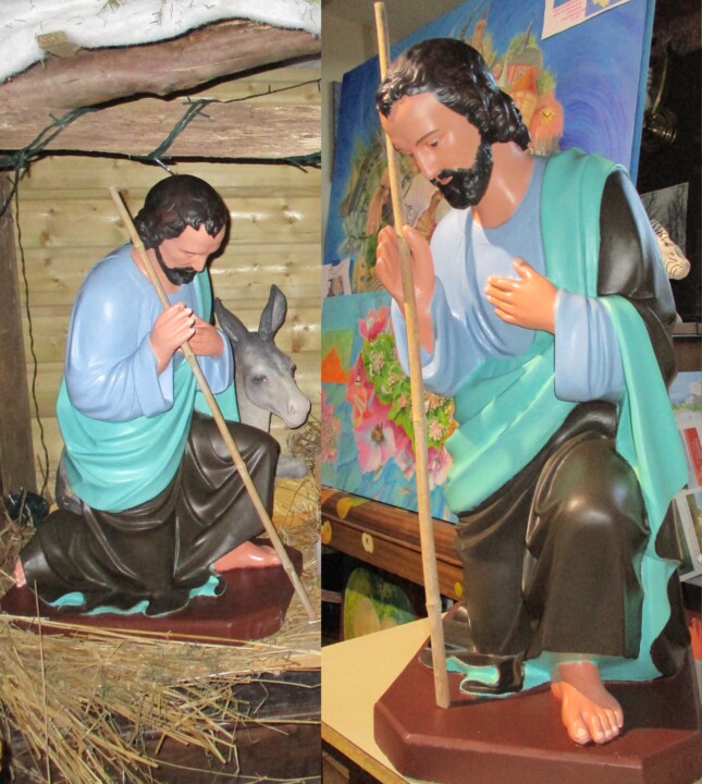 Saint-Clair-sur-Epte èglise, restaurer sculptures 摄影