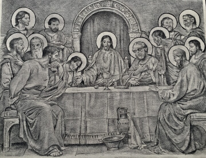 The last Supper IV 图画, 17x23 in