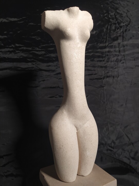 Nudo - Figura antropomorfa 雕塑, 15.4x4.7 in