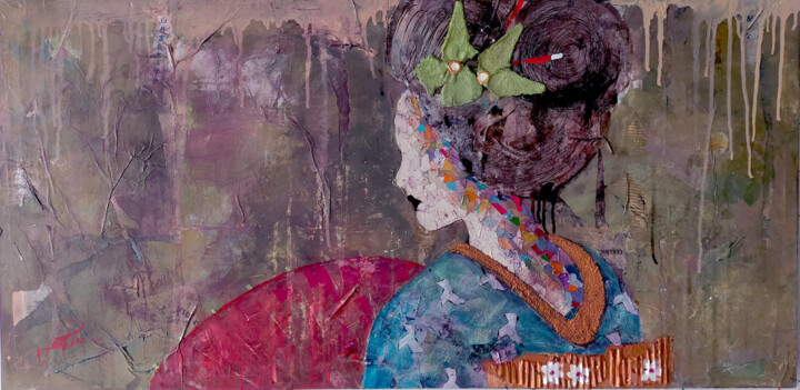 绘画,  19.7x39.4 in 