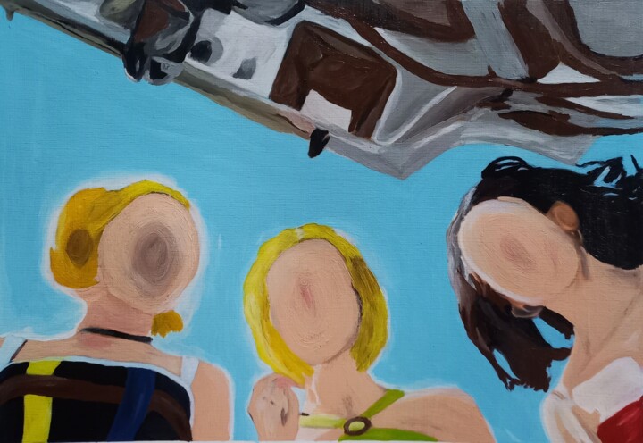 BAGGAGE 绘画, 6.7x10.2 in