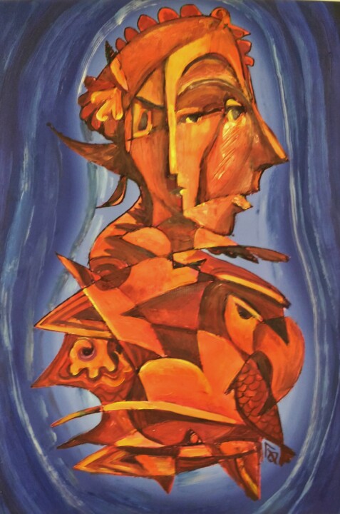 ФормулаЧеловека 图画, 22.1x13.8 in