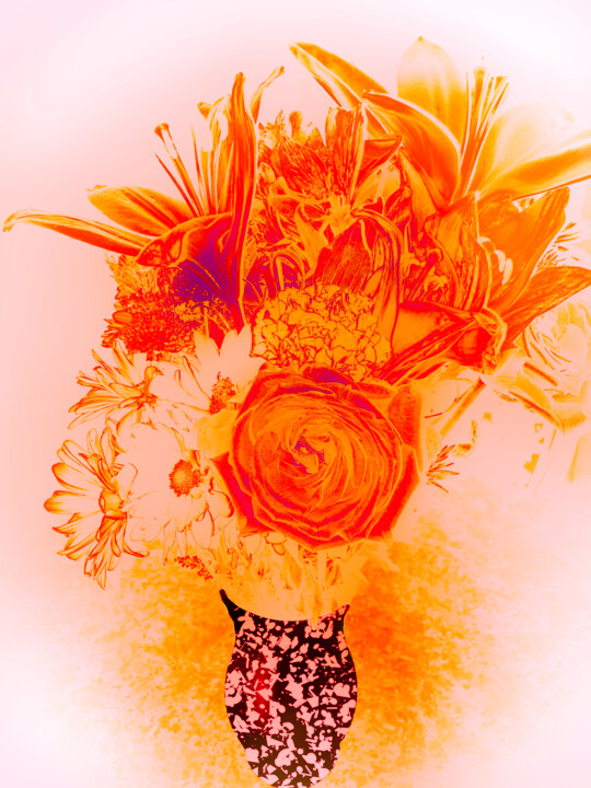 Floral Radiance Printmaking, 55x40 in