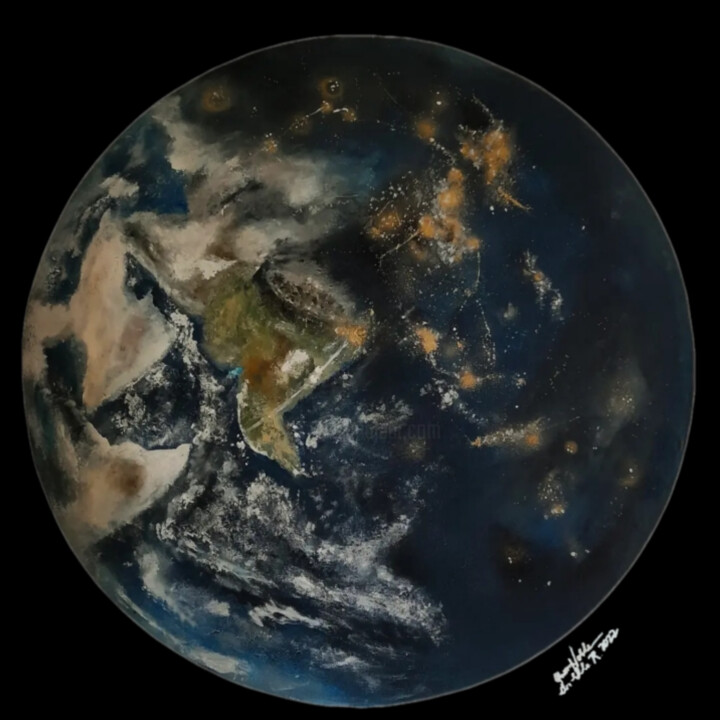绘画,  48x48 in 