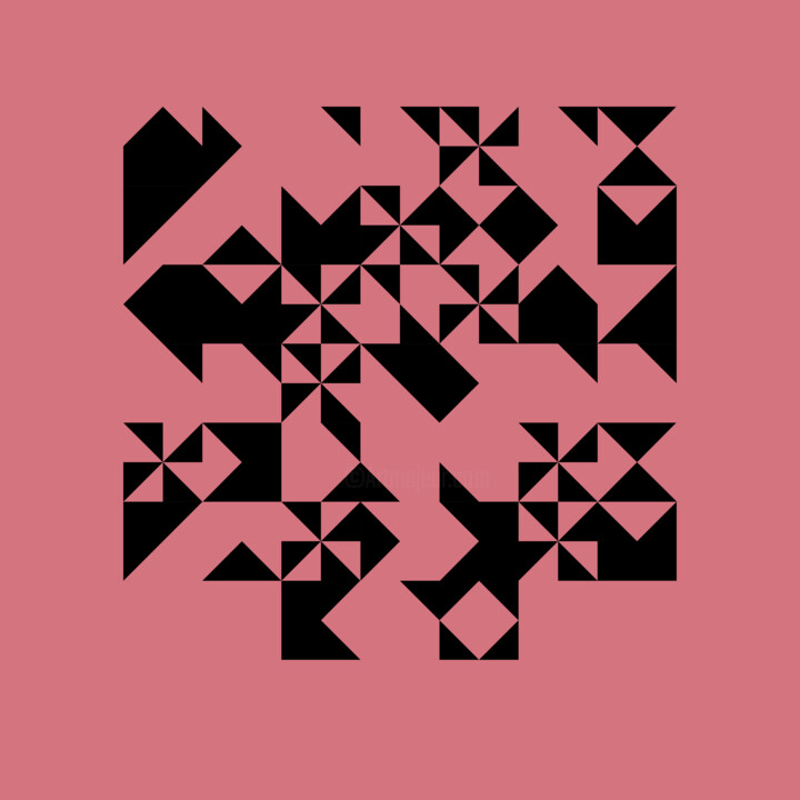 数字艺术,  19.7x19.7 in 