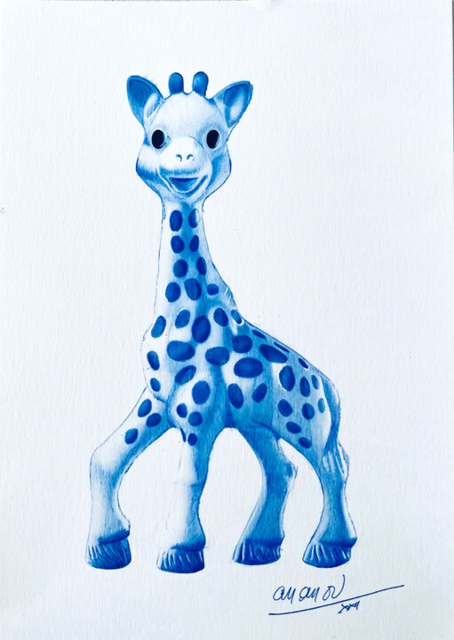 Sophie la Girafe 图画, 11.7x8.3 in