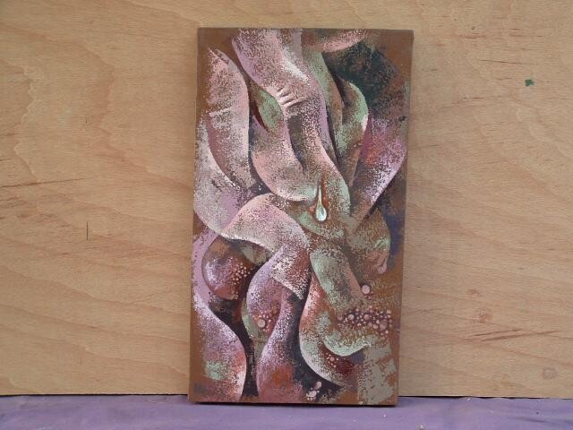 Painting titled "union/ knot" by Joshua Nyatefe, Original Artwork, Oil
