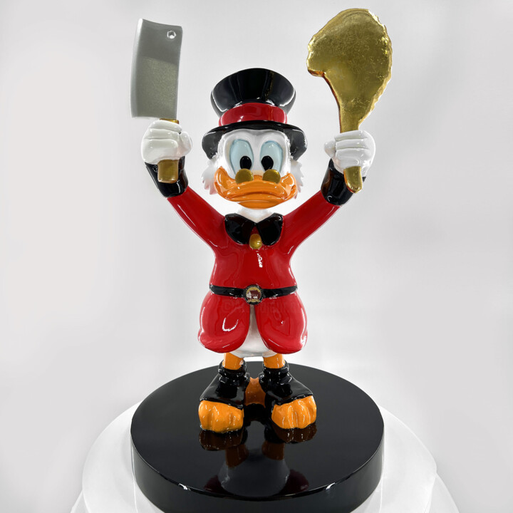 Escultura titulada "Butcher Duck Editio…" por Pieri Gallery (Pieri), Obra de arte original, Resina