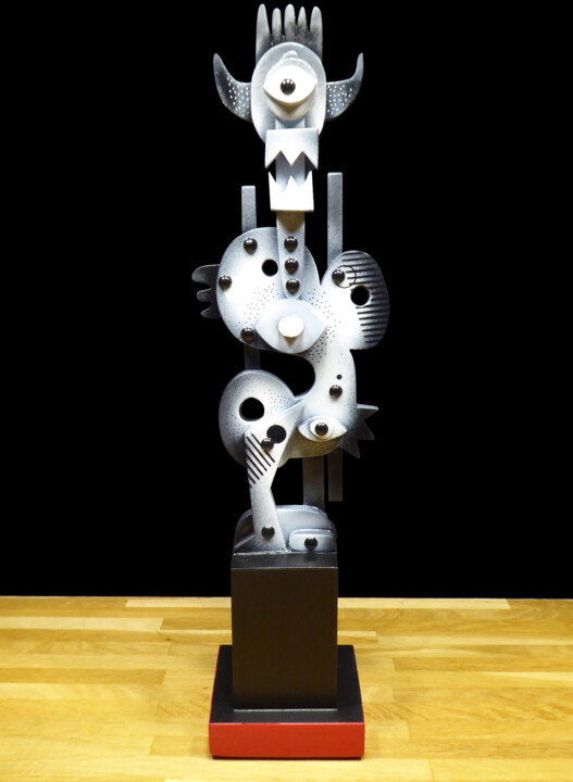 雕塑,  17.9x4.7 in 