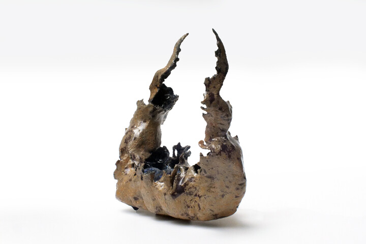 Sculpture titled "RISE FROM THE ASHES…" by Enes Kılıç, Original Artwork, Ceramics