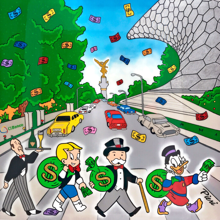 "Soumaya CDMX Editio…" başlıklı Tablo Pieri Gallery (Pieri) tarafından, Orijinal sanat, Akrilik Ahşap Sedye çerçevesi üzerin…