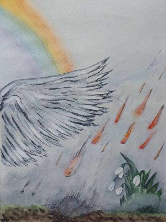Hope 绘画, 11x8.3 in