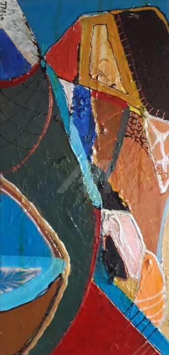 绘画,  15x7.1 in 