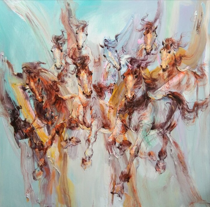 绘画,  55.1x55.1 in 